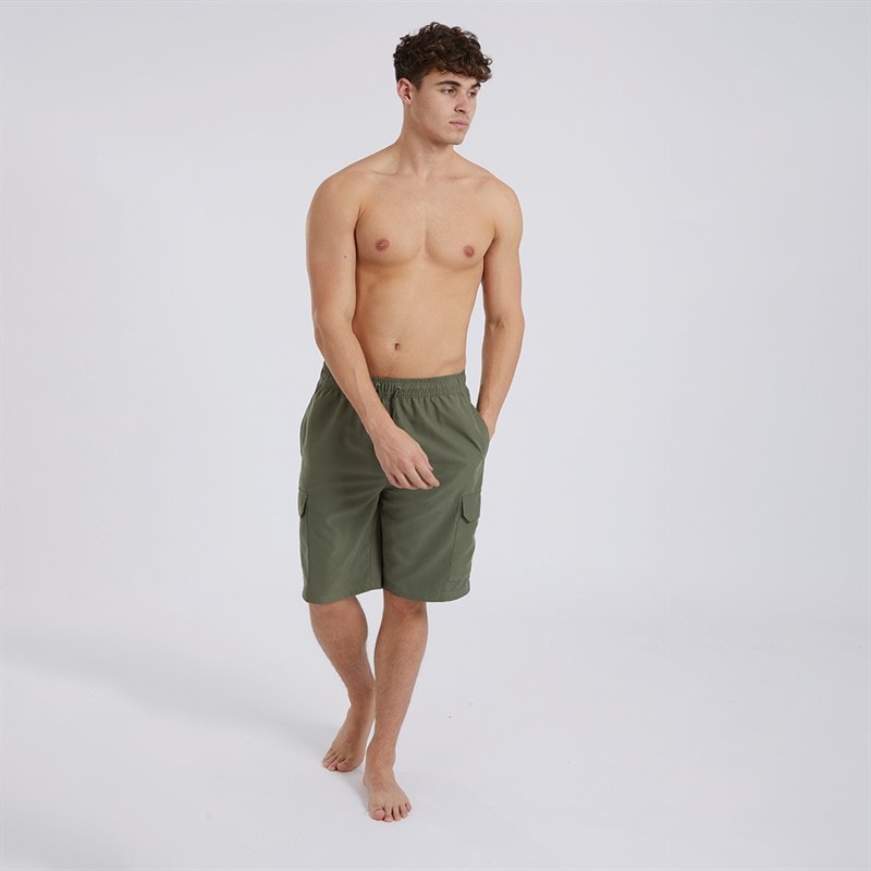 Bench Mens Shallis Cargo Swim Shorts Khaki - Image 4