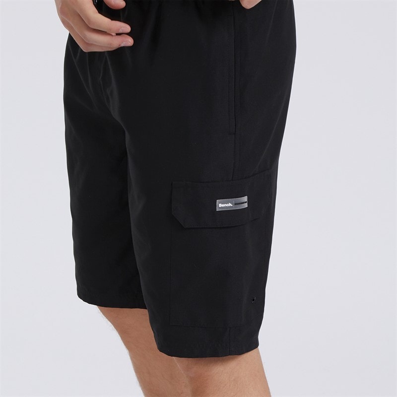 Bench Mens Shallis Cargo Swim Shorts Black - Image 3