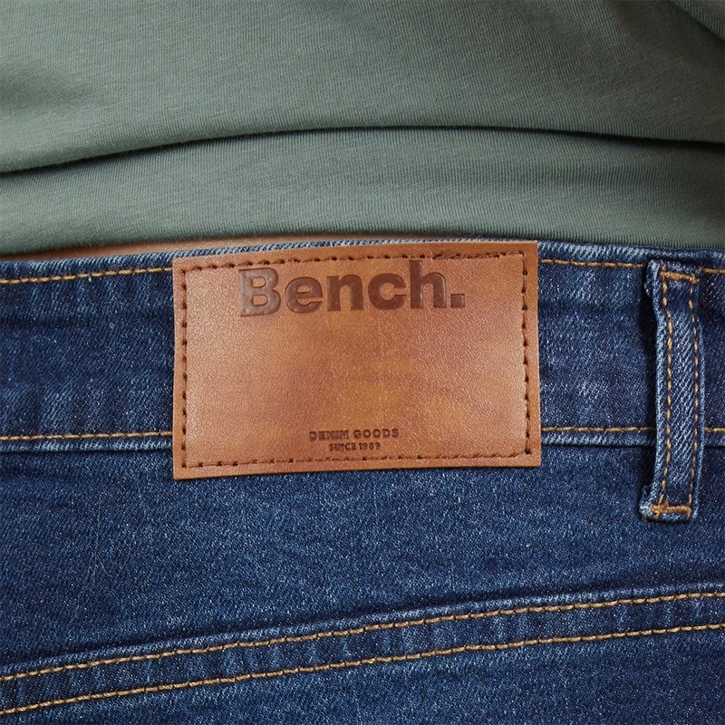 Bench Mens Vargel Denim Shorts Darkwash - Image 3