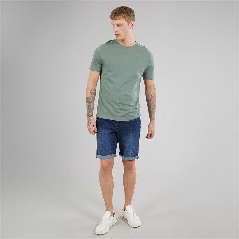 Bench Mens Vargel Denim Shorts Darkwash - Image 4