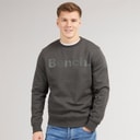 Bench Mens Elado Sweatshirt Dark Grey