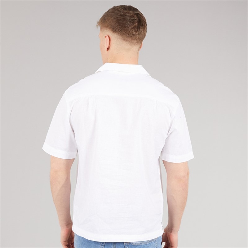 Bench Mens Auxin Short Sleeve Shirt White - Image 2