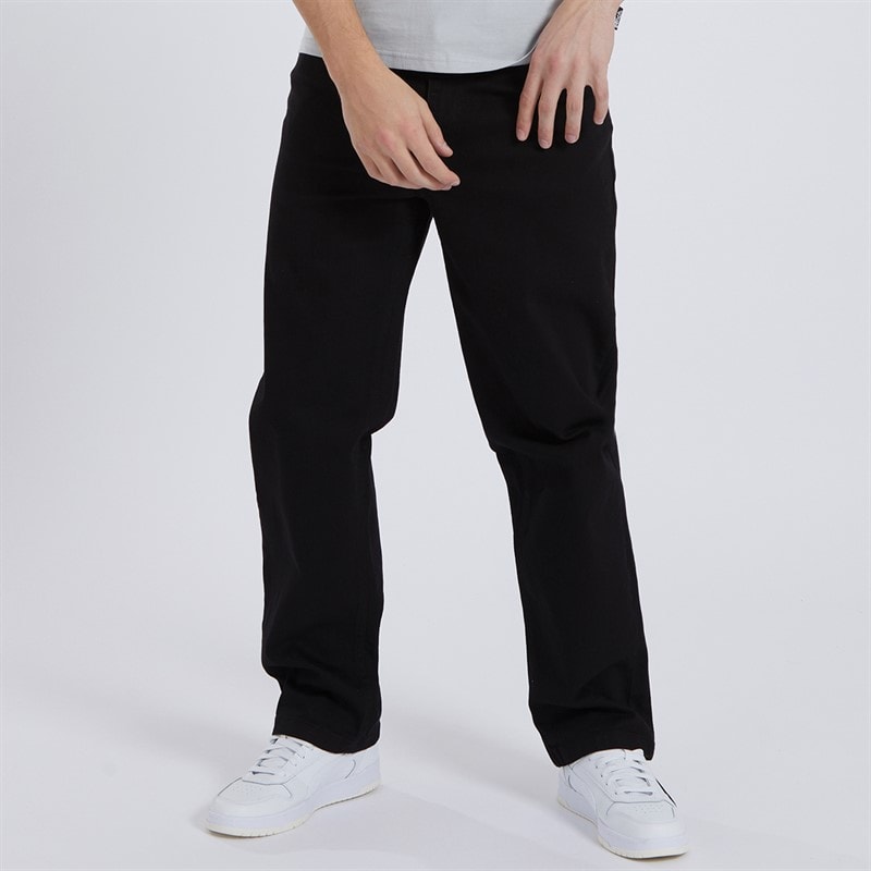 Bench Mens Jeffers Loose Fit Jeans Black - Image 1