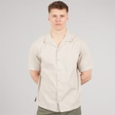 Bench Mens Auxin Short Sleeve Shirt Sand