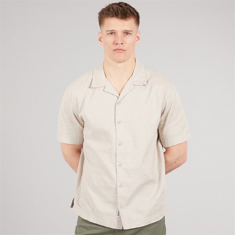 Bench Mens Auxin Short Sleeve Shirt Sand