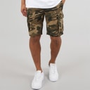 Bench Mens Noahs Cargo Shorts Khaki Camo