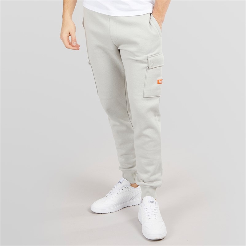 Bench Mens Aplev Cargo Joggers Frost Grey