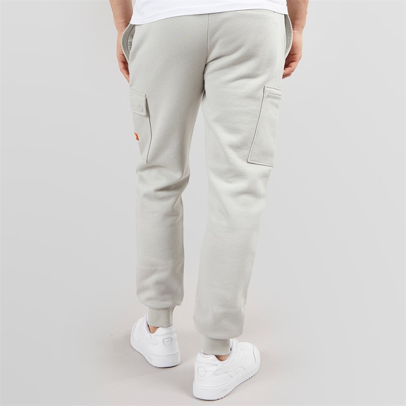 Bench Mens Aplev Cargo Joggers Frost Grey - Image 2