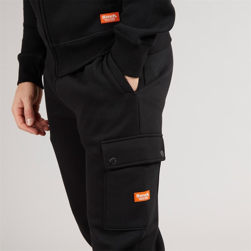 Bench Mens Jarlev Tracksuit Black - Image 3