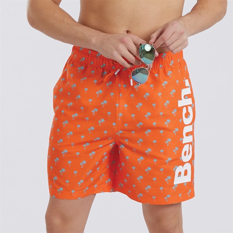 Bench Mens Oclis Swim Shorts Bright Orange - Image 1
