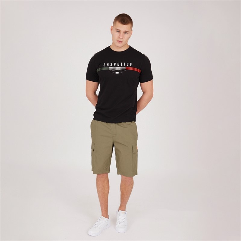 Bench Mens Detoca Combat Shorts Light Khaki - Image 4