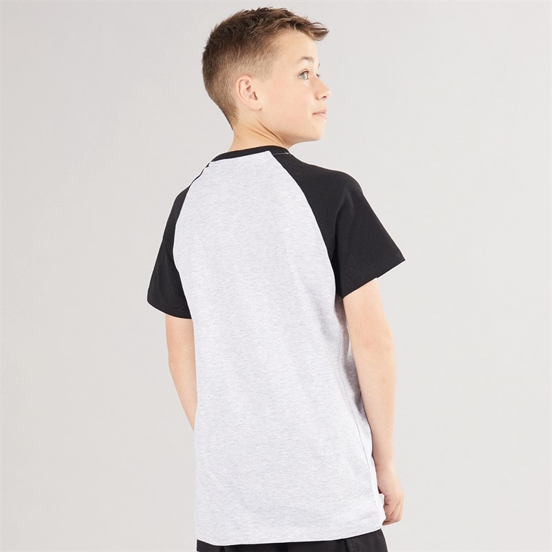 Bench Boys Marster Five Pack T-Shirts Grey Marl/Ice/Teal/White/Slate Blue - Image 2