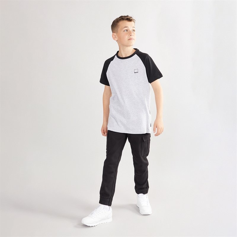 Bench Boys Marster Five Pack T-Shirts Grey Marl/Ice/Teal/White/Slate Blue - Image 3