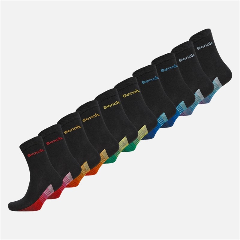 Bench Boys Freshy Ten Pack Socks Black/Multi - Image 2