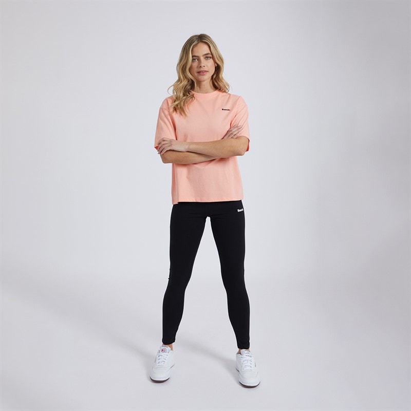Bench Womens Savita T-Shirt Pink Coral - Image 4