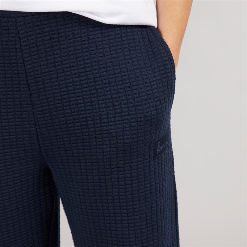 Bench Womens Inla Wide Leg Joggers Navy - Image 3