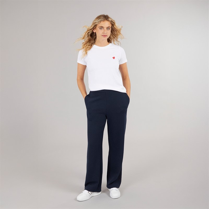 Bench Womens Inla Wide Leg Joggers Navy - Image 4