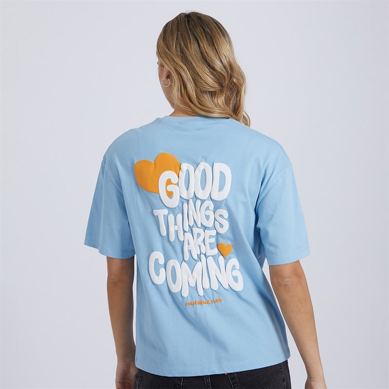 Bench Womens Nanala T-Shirt Bright Blue - Image 5
