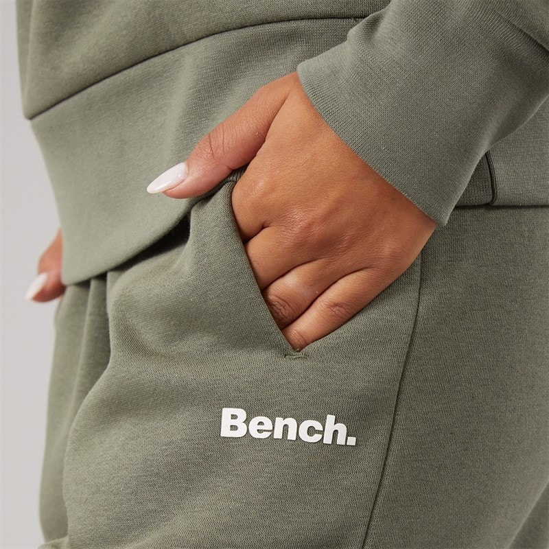 Bench Womens Siloh Tracksuit Khaki Ash - Image 3