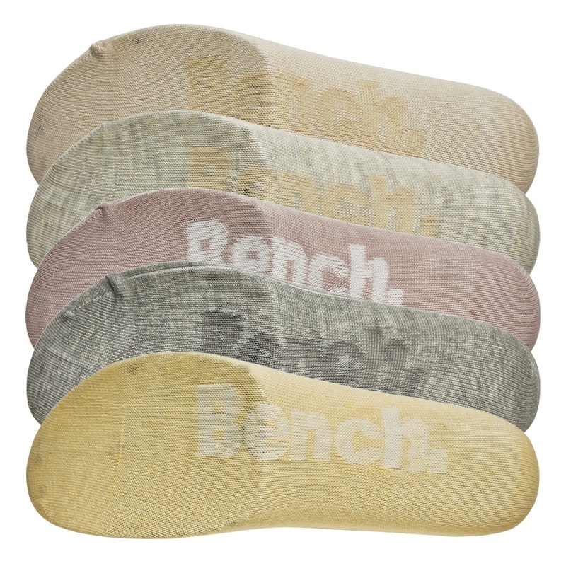Bench Womens Xenotime Five Pack Trainer Liners Multi - Image 2