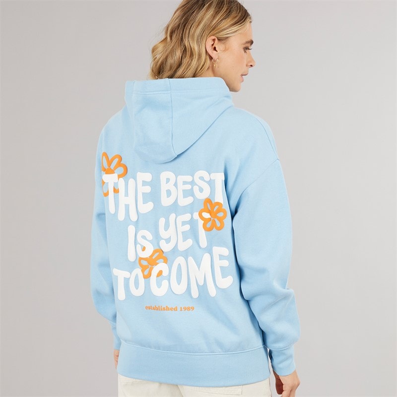 Bench Womens Italia Hoodie Bright Blue - Image 3