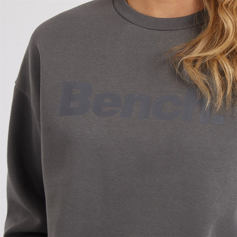 Bench Womens Dera Tracksuit Washed Charcoal - Image 3