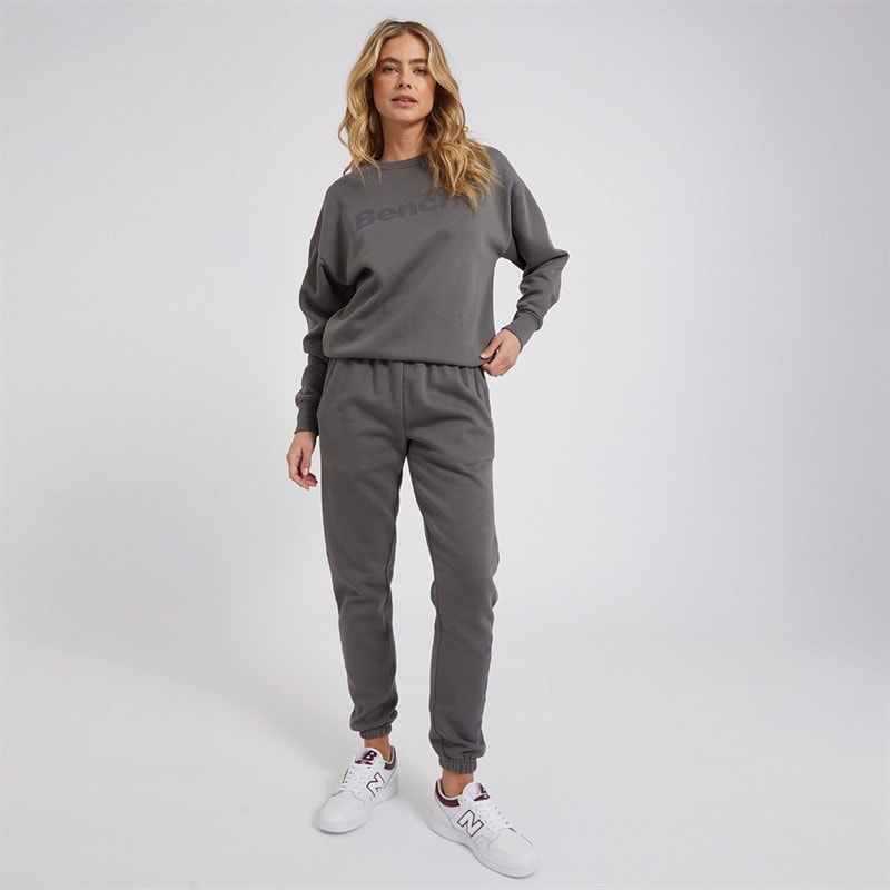 Bench Womens Dera Tracksuit Washed Charcoal - Image 4