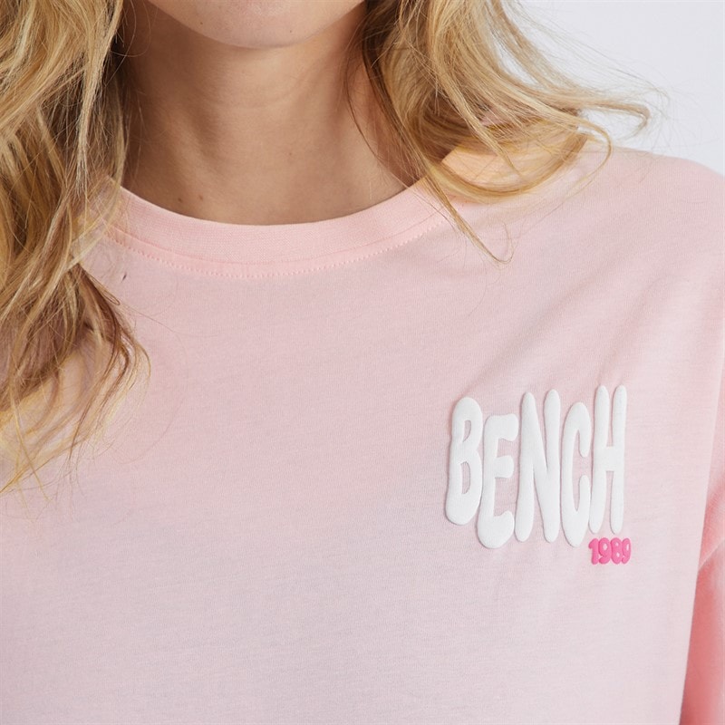 Bench Womens Valkyrie T-Shirt Pink - Image 3