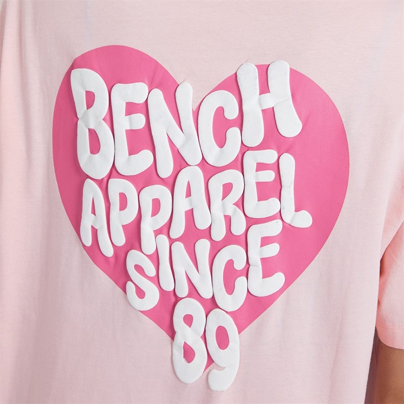 Bench Womens Valkyrie T-Shirt Pink - Image 5