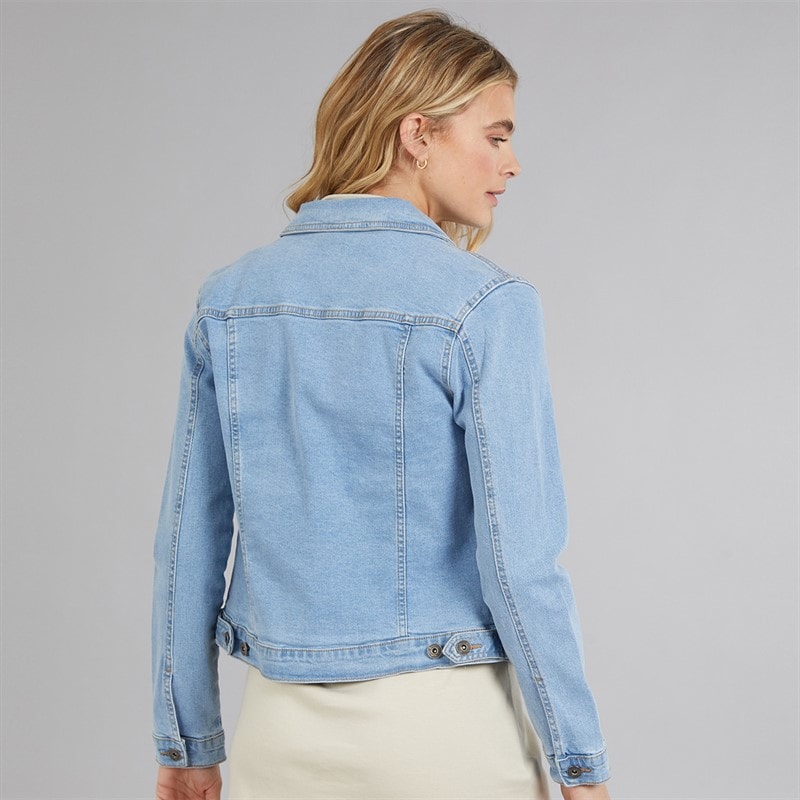 Bench Womens Laura Denim Jacket Mid Blue - Image 2