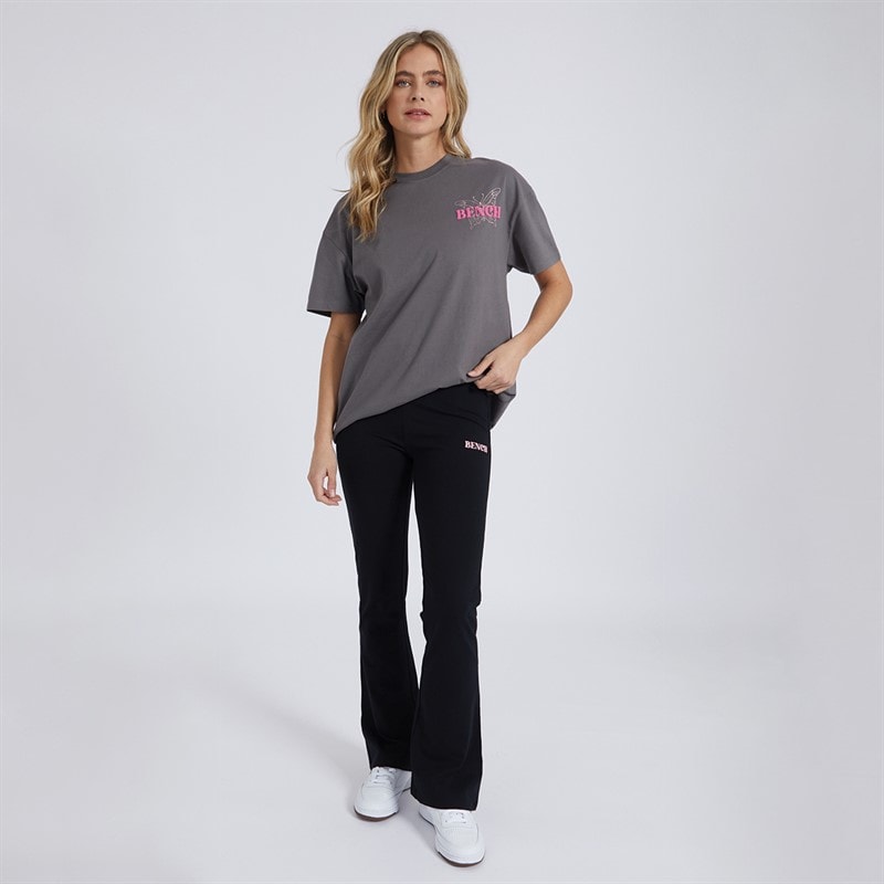 Bench Womens Kemi T-Shirt Charcoal - Image 4