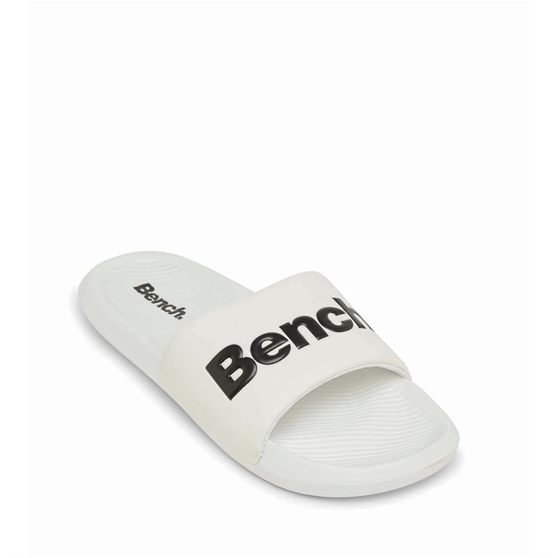 Bench Mens Cruise Sliders White/White/Black - Image 5