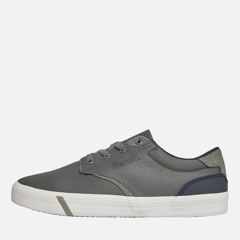 Bench Mens Briscoe Trainers Grey - Image 1