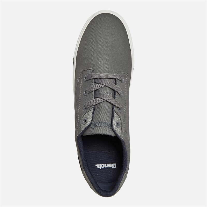 Bench Mens Briscoe Trainers Grey - Image 4