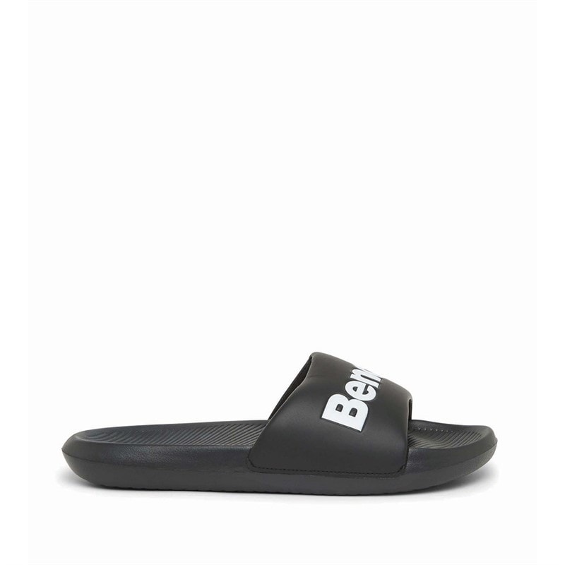 Bench Mens Cruise Sliders Black/Black/White - Image 5