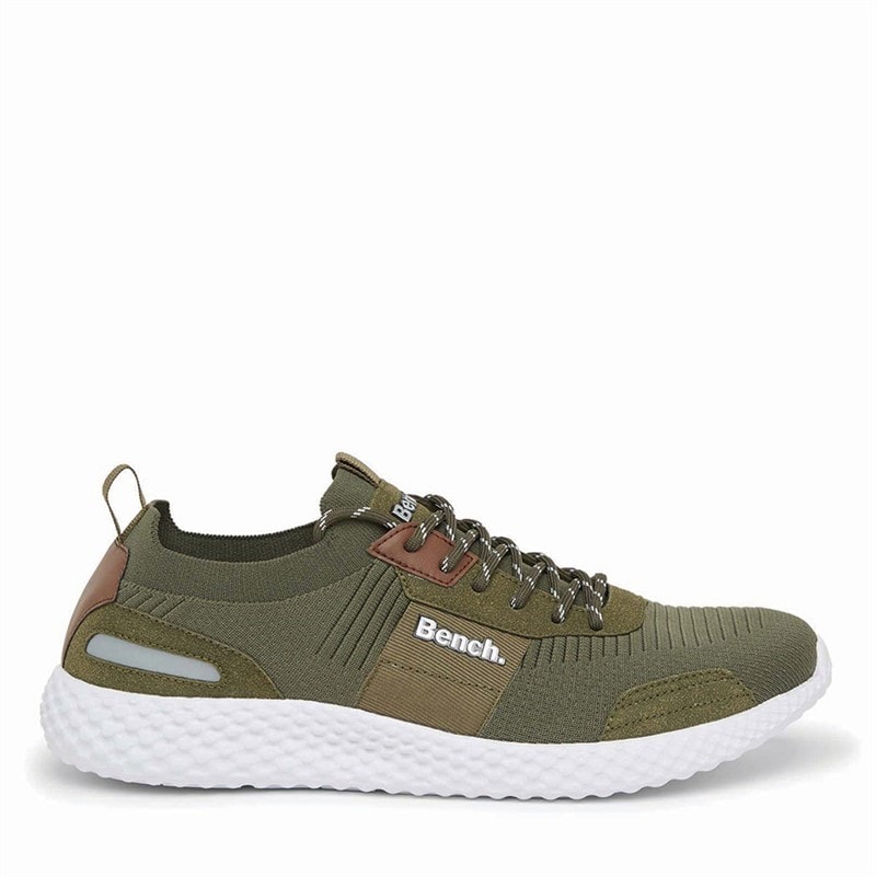Bench Mens Cravenwood Trainers Khaki - Image 1