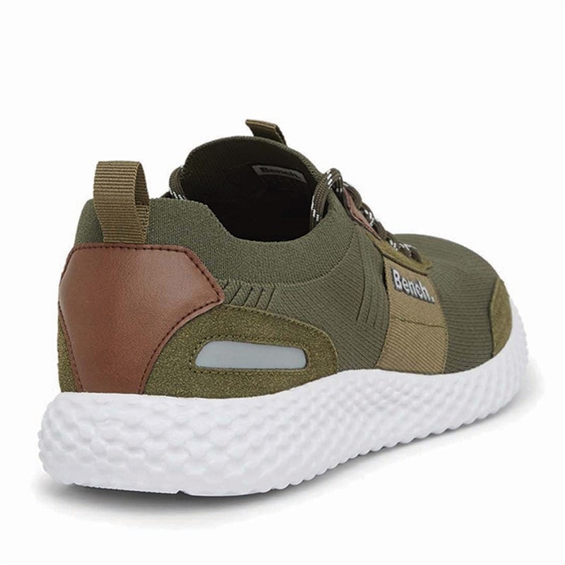 Bench Mens Cravenwood Trainers Khaki - Image 3