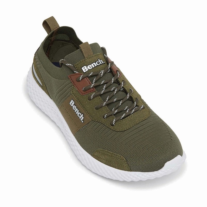 Bench Mens Cravenwood Trainers Khaki - Image 4