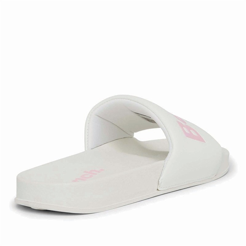 Bench Womens Calypso Sliders White/Pink - Image 3
