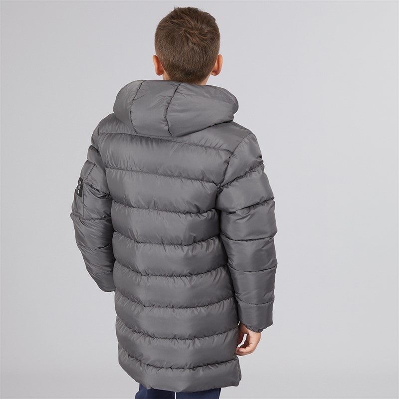Bench Boys Texani Jacket Dark Grey - Image 2