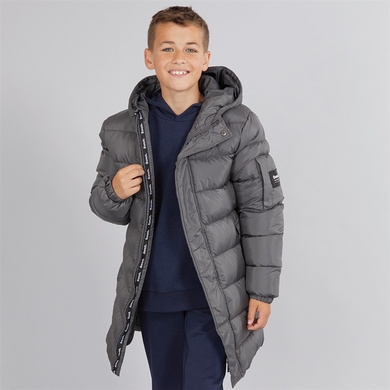 Bench Boys Texani Jacket Dark Grey - Image 3