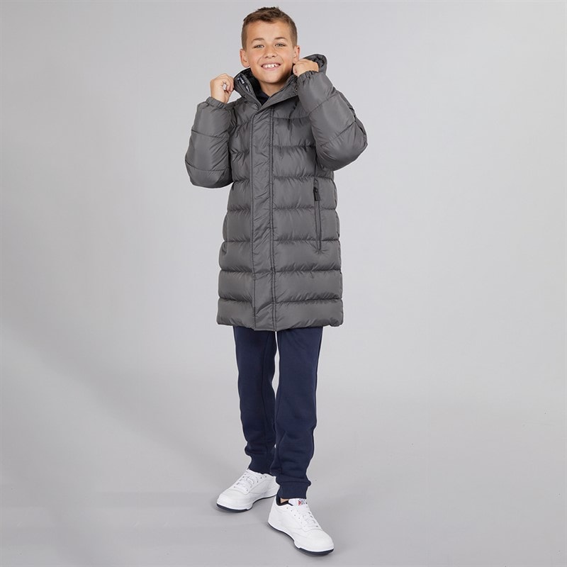 Bench Boys Texani Jacket Dark Grey - Image 4
