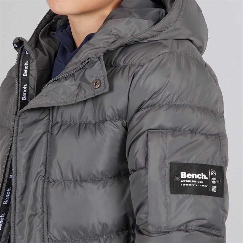 Bench Boys Texani Jacket Dark Grey - Image 5