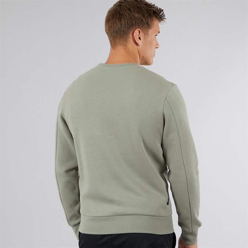 Bench Mens Rissio Utility Sweatshirt Sage - Image 2