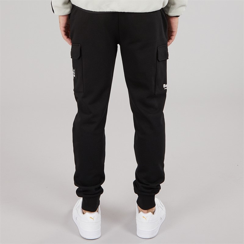 Bench Mens Webello Utility Joggers Black - Image 2
