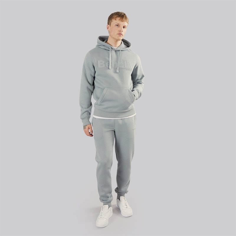 Bench Mens Petrocca Tracksuit Circular Grey - Image 4