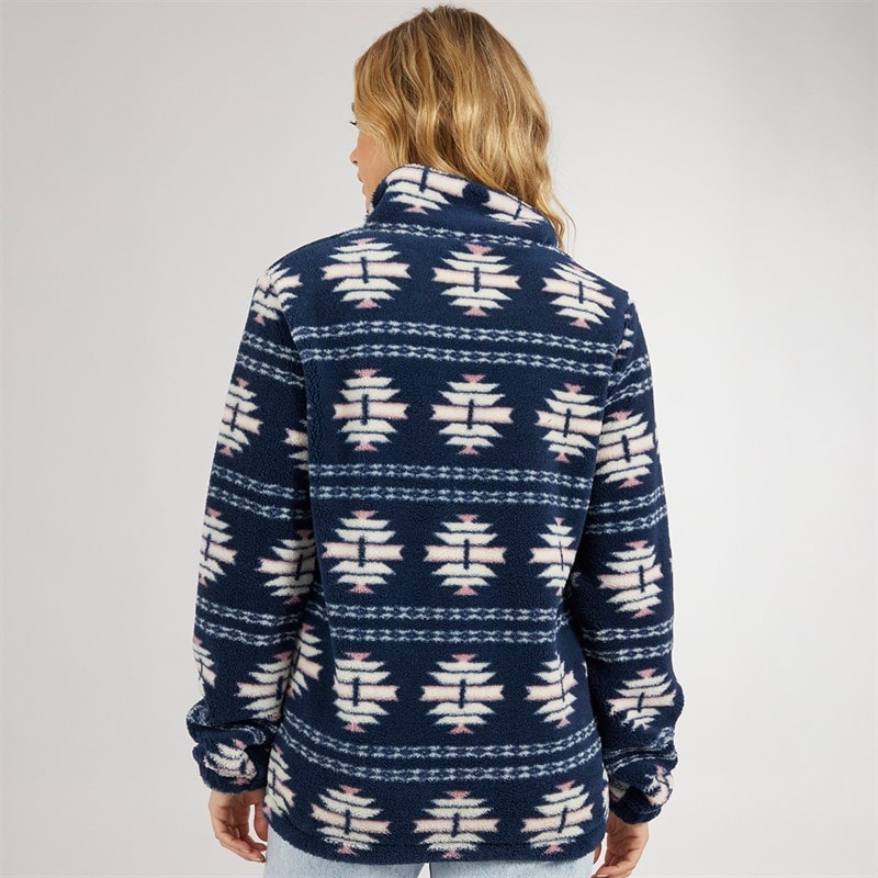 Bench Womens Navo Borg Fleece Navy - Image 2