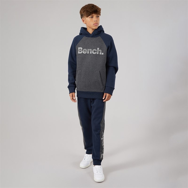 Bench Boys Hitown Tracksuit Navy - Image 4