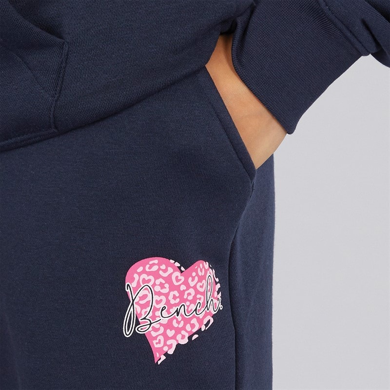 Bench Girls Srean Hoodie And Joggers Tracksuit Navy - Image 5