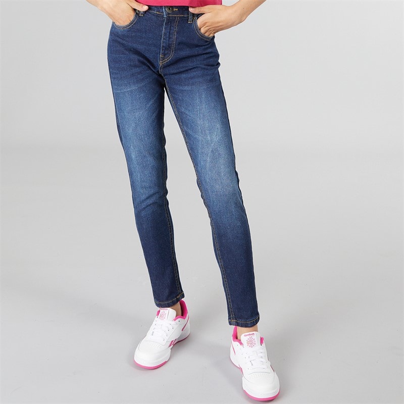 Bench Girls Laina Skinny Jeans Dark Blue - Image 1